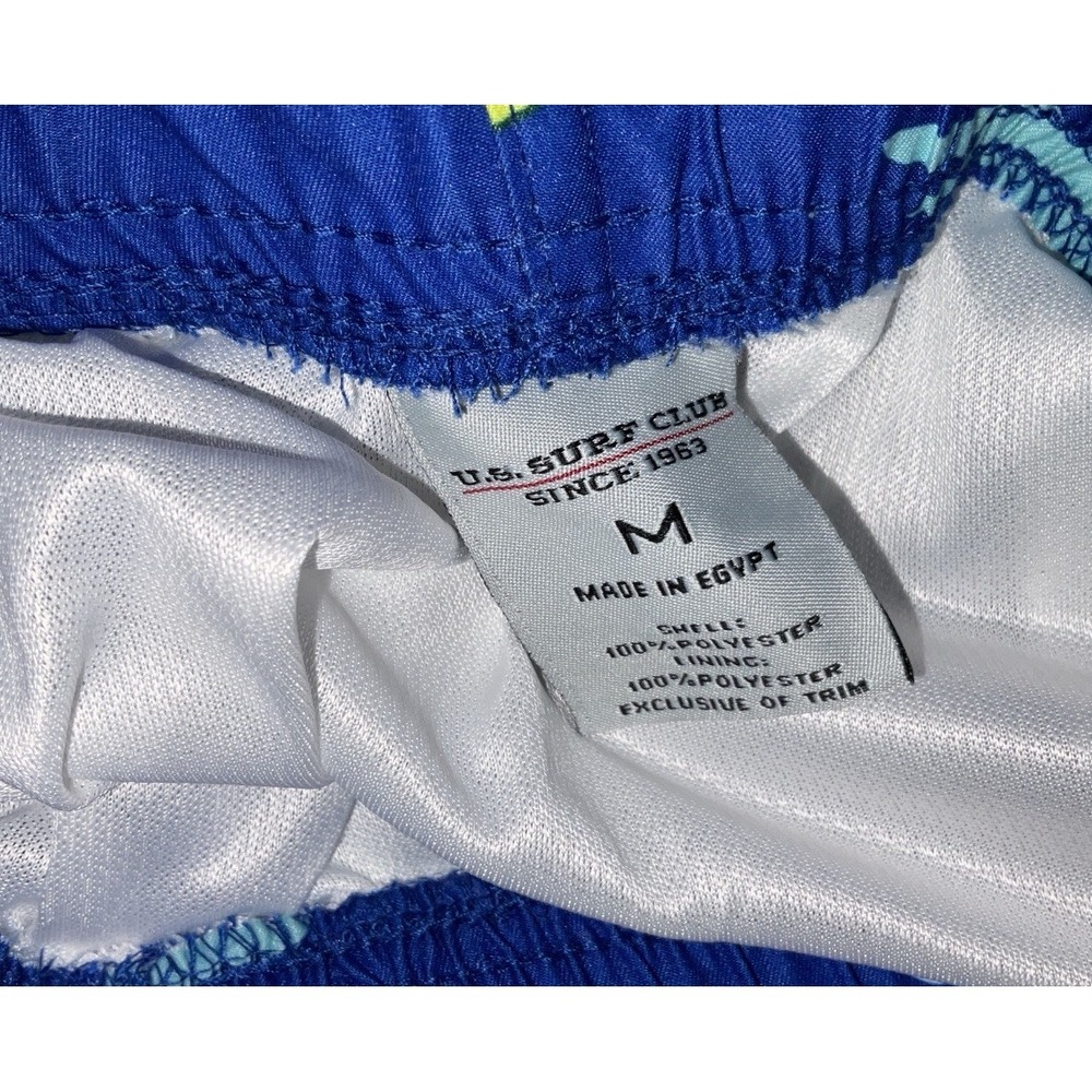NWT Men's U.S. Surf Club Oahu, Hawaii Dinosaur Lined Swim Trunks - Medium - Picture 7 of 7
